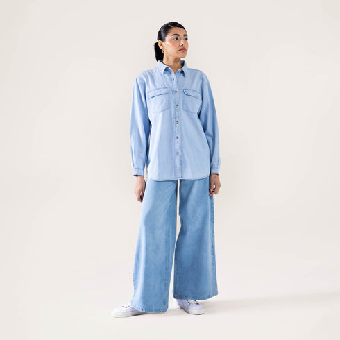 WIDE LEG JEANS